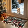 thumbnail image 1 of YZEGDCH Clearamce! Christmas Bathroom Mat Ultra Soft Absorbent Bath Rug, Quick Dry Shaggy Floor Carpet for Tub Shower Bath Door Enterway, 1 of 6