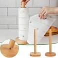 thumbnail image 1 of Under $15 Bathroom Toilet Paper Holder Rustproof & Multifunctional Bathroom Storage Tissue Holder for Bathroom Hardware Accessories,Wood, 1 of 6