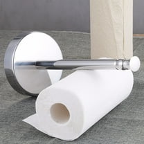Under $15 Toilet Paper Holder for Small Space Toilet Paper Roll Holder Stick On Wall No Drilling Tissue Holder for Bathroom Hardware Accessories,Stainless steel