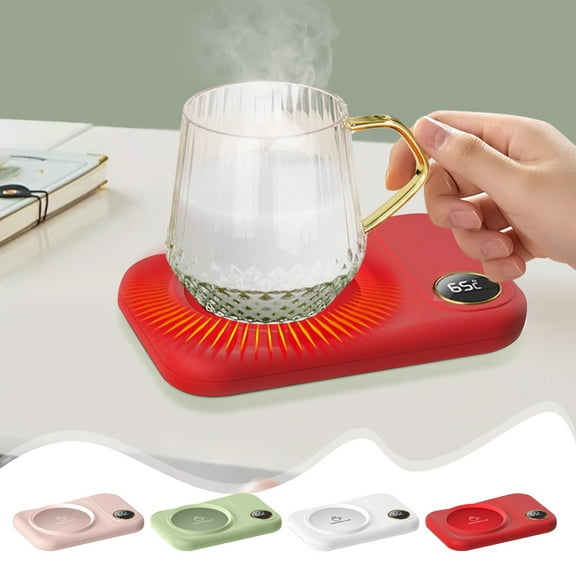 Coffee Mug Warmer for Desk,Coffee Cup Warmer Cordless,Temperature Control,Automatic Shut Off,Coffee Lover Gifts,Coffee Cup Heater for Milk,Tea,Beverages,8 Hours Auto Power Off