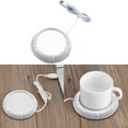 thumbnail image 1 of YZEGDCH Clearance!Mug Warmer Coffee Warmer,Coffee Cup Warmer,Desk Accessories,USB Rechargeable Portable Auto Shut-Off Heating Pad,Smart Cup Warmer for Coffee,Milk,Tea,Winter Essentials, 1 of 7