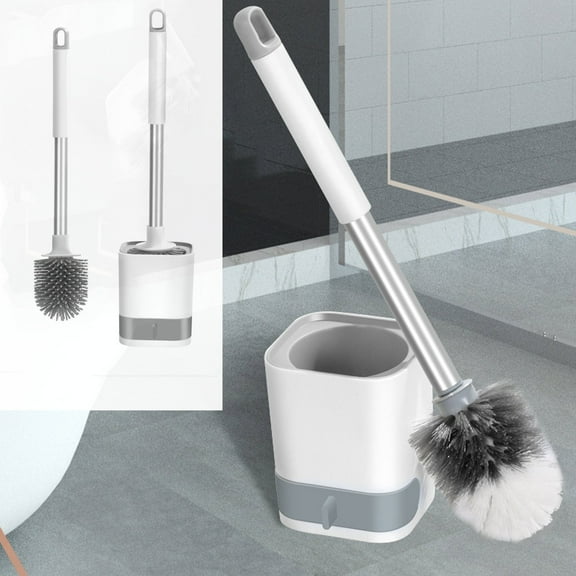 Toilet Brush Cleaner Deep Cleaning Toilet Plunger and Brush Bathroom Cleaning Tool