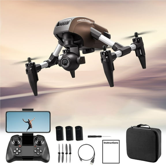 YZEGDCH Drone, Remote Control Quadcopter with Gestures Selfie, Emergency Stop, Carrying Case, Toys Gifts for Kis and Adults Beginner