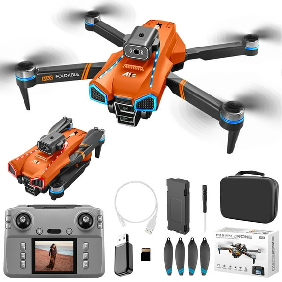 YZEGDCH Drone, Vertical Shooting, AI Night Shot, QuickShots, Emergency Stop, Carrying Case, Toys Gifts for Kis and Adults Beginner