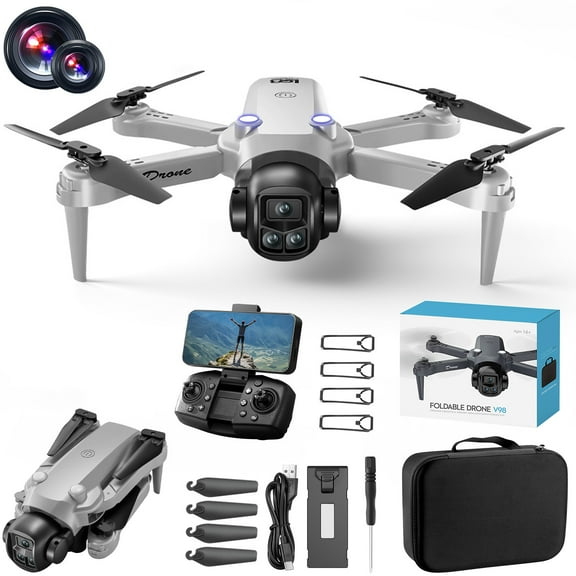YZEGDCH Drones, 1080P Mini Drone with Camera, Headless Mode, 3D Flip, Drone for Beginners