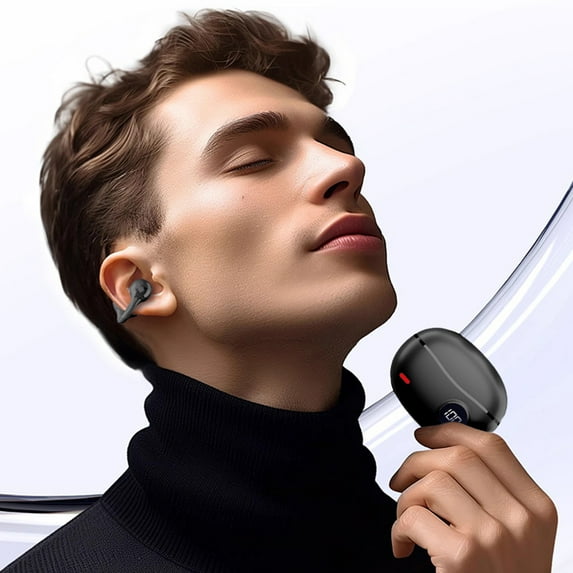 YZEGDCH Earbuds Wireless Bluetooth Wireless Earphones with Noise Cancelling 5.4 Headphones IPX7 Waterproof in Ear Earphones, 60H Playback Earbuds for Laptop Pad Phones Sports (Saved)