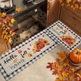 thumbnail image 1 of YZEGDCH Fall Fall Mat Set of 2 Kitchen Rugs Thanksgiving Decorative Door Mats, Home Seasonal Fall Holiday Party Autumn Harvest Thankful Grateful Blessed Floor Mat, 24x16 and 47x16 Inch, 1 of 6
