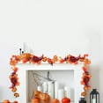 thumbnail image 1 of YZEGDCH Flower Fall Decor - Halloween Decor Indoor - Fake Garland Plant Greenery for Home Thanksgiving Fireplace Farmhouse Porch Indoor Outdoor, 1 of 6