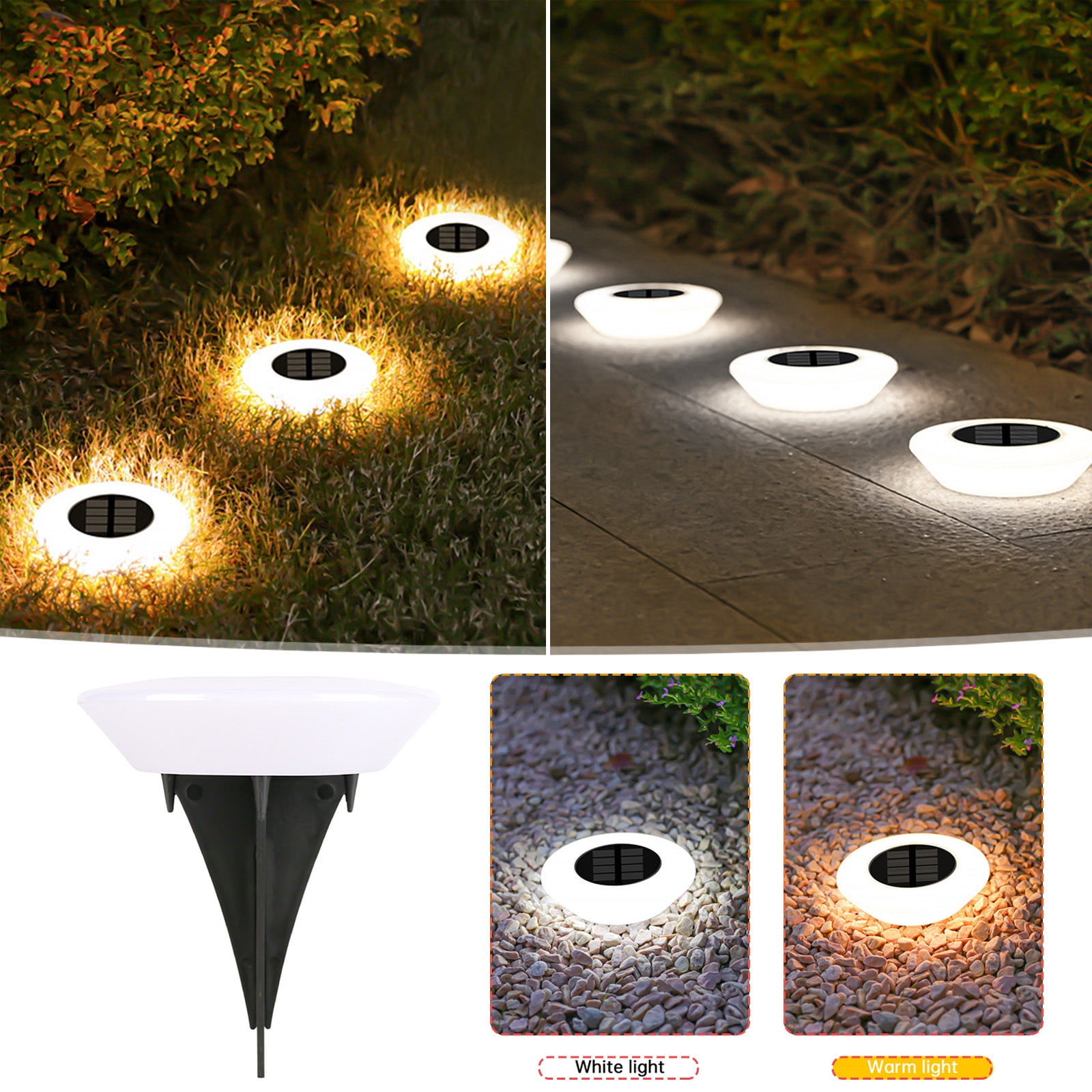 YZEGDCH Garden Solar Lights Outdoor Decorative,Pathway Walkway Yard