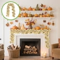 thumbnail image 1 of YZEGDCH Garland Fall Decorations for Home - Halloween Decor - Artificial Flowers for Fireplace Stairs Party Hanging Decor, 1 of 6