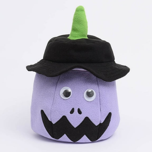 YZEGDCH Halloween Candy Bucket, Bowl Large and Cauldrons Candy Bucket for Party Supplies