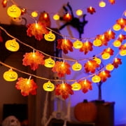 YZEGDCH Halloween Savings! Halloween Garland - Halloween Decor - Fake Garland Plant Greenery for Home Tree Mantle Indoor Outdoor Thanksgiving Party Supplies
