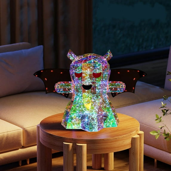 YZEGDCH Halloween Decorations Ghost Night Light Cute LED Lamp Home Savings Cute Spooky Halloween Ghost Figurines for Mantel, Shelf & Tabletop Decor for Kids Woman Girls Gifts