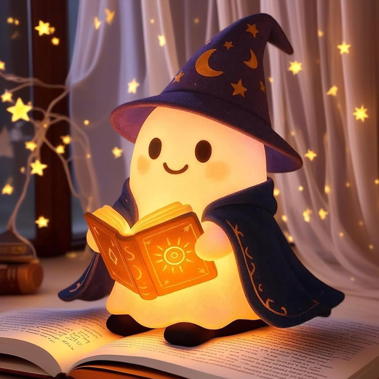 YZEGDCH Halloween Lights Halloween Cute Ghost Night Lights Halloween Kids-Touch LED,Dimmable,Nursery/Bedside/Bedroom Lights - Gift for Boys&Girls&Baby&Toddler