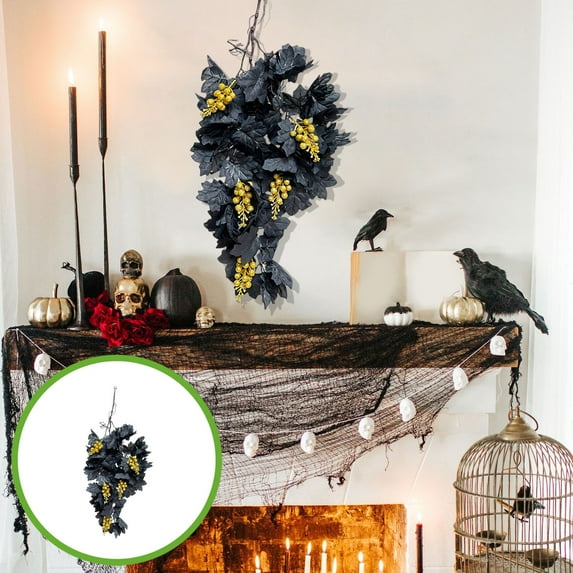 YZEGDCH Halloween Fall Decorations for Home - Halloween Decor - Artificial Faux Trailing Realistic Halloween Hanging Vine for Home Thanksgiving Fireplace Farmhouse Porch Indoor Outdoor