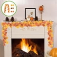 thumbnail image 1 of YZEGDCH Halloween Fall Garland - Halloween Decorations - Artificial Hanging Fall Vines for Home Autumn Decor Thanksgiving Decorations Indoor Outdoor, 1 of 6