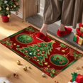 thumbnail image 1 of YZEGDCH Home Christmas Mat Non Slip Washable Bath Rug, Quick Dry Shaggy Floor Carpet for Tub Shower Bath Door Enterway, 1 of 6