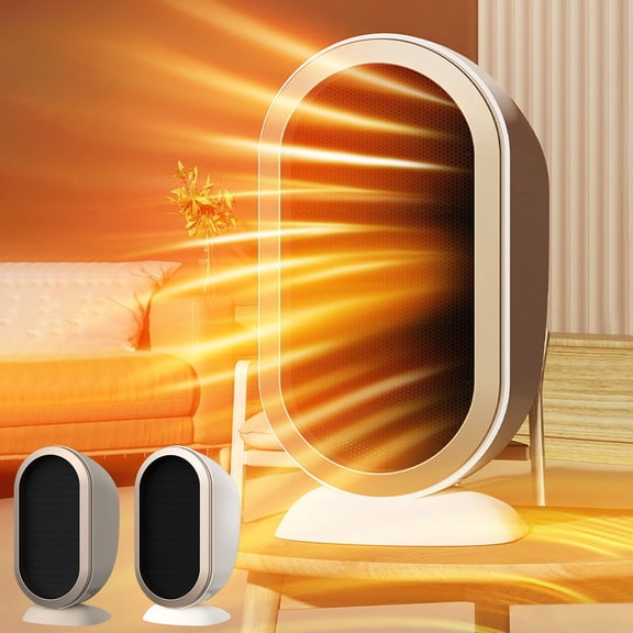 YZEGDCH Home Improvement Portable Space Heater Clearance,1200W Ceramic Space Heater with Thermostat,Overheat Protection,Fast Heating,Ideal for Home/Dorm/Office/Kitchen