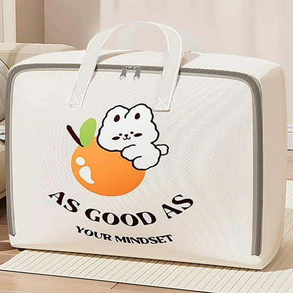 YZEGDCH Large Storage Bags Storage Closet Organizers Storage Containers Reinforced Handles & Zippers for College Dorm Essentials, Clothes Storage & Travel