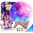 thumbnail image 1 of YZEGDCH Paint Your Own Moon Lamp Kit, 5inch Cool Gifts DIY 3D Moon Night Light, Arts Crafts for K*ids Ages 8-12, Space Art Supplies Craft Kits, B*oys G*irl Birthday Xmas Gifts Ages 3 4 5 6 7 8 9 10+, 1 of 10