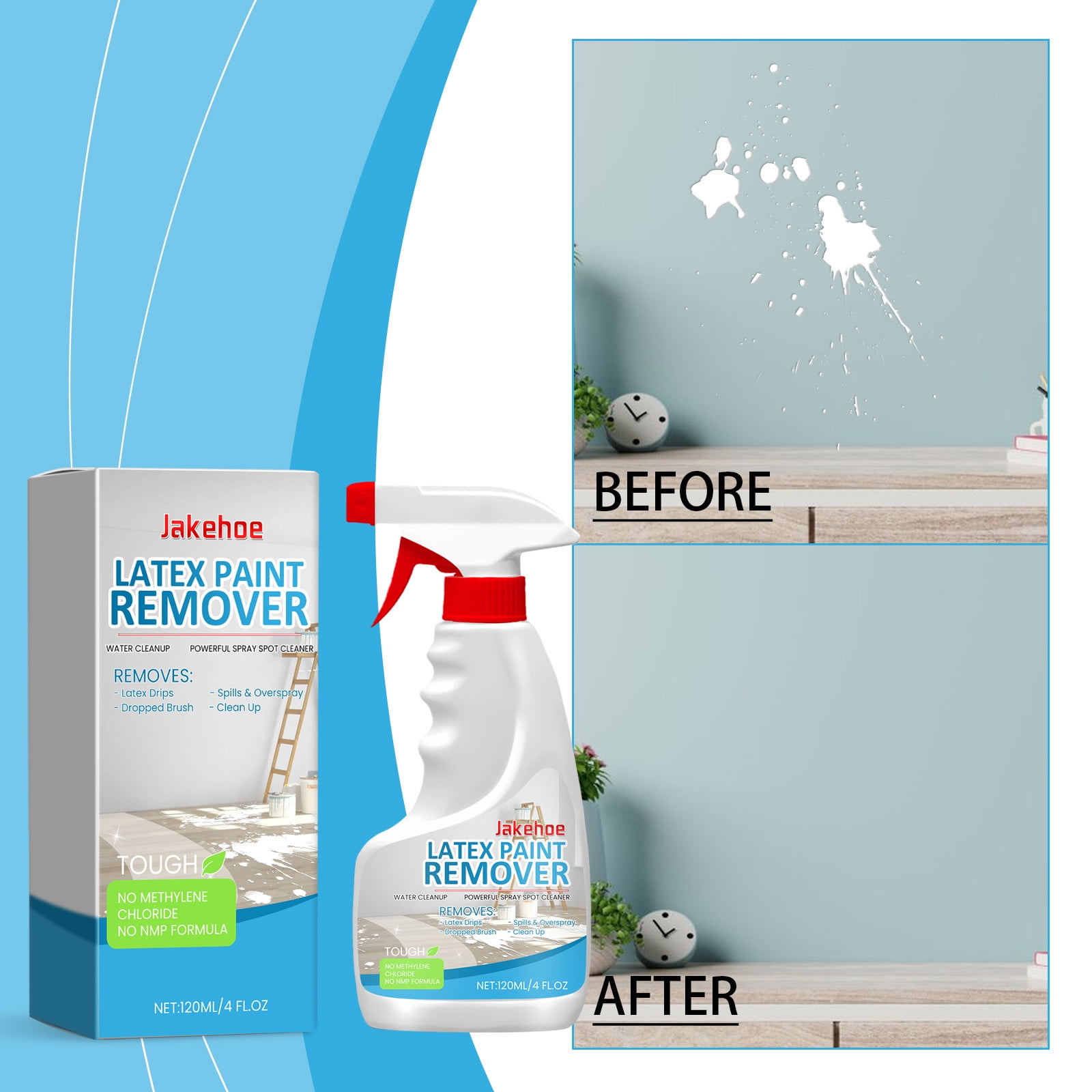 YZEGDCH Paint Remover Waterbased Low Odor, Home Friendly Paint Cleaner