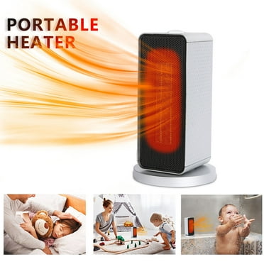 YZEGDCH Portable Electric Heaters for Indoor Use Clearance,Ceramic Fan Heater Oscillating Desktop Hot Or Cold Space Heater,Fast Safety Energy Efficient Heater,Heater Fan for Office Bedroom Home