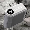 thumbnail image 1 of YZEGDCH Portable Electric Heaters for Indoor Use Clearance,Plug Wall Mounted Heater Multi-function Timing Hot Heater,Overheat Protection,Fast Heating,Quiet Safe Heater for Bedroom Living Room, 1 of 4