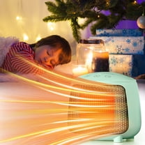 Portable Indoor Personal Desktop Space Heater,Office Lightweight Desk Mini Heater with Tip Over Protection,Overheat Protection,Fast Heating,Heater Fan for Office Bedroom Home