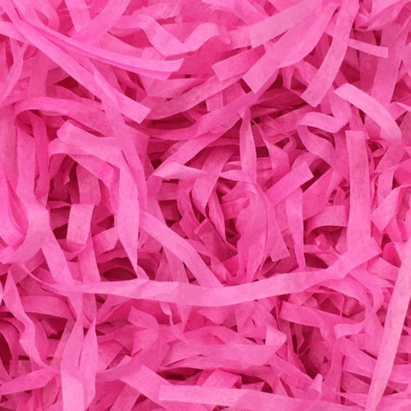 YZEGDCH Raffia Paper Shreds, 100g Shredded Paper for Gift Box, Crinkle Cut Paper Shred Filler for Christmas Valentine's Day Wedding Birthday Gift Wrapping & Basket Filling(40oz Pink#1)