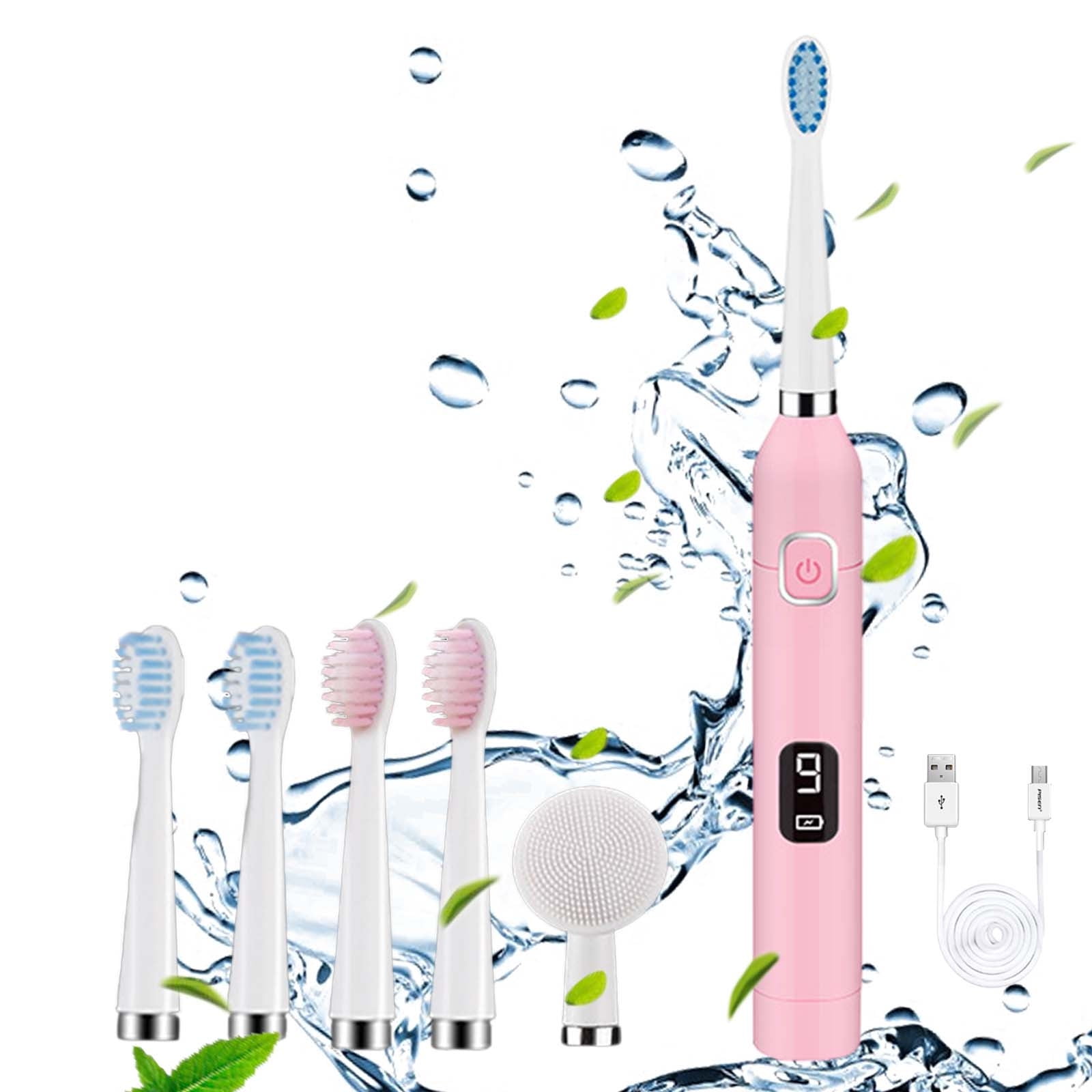 YZEGDCH Rechargeable Electric Powered Toothbrush,Electric Toothbrush