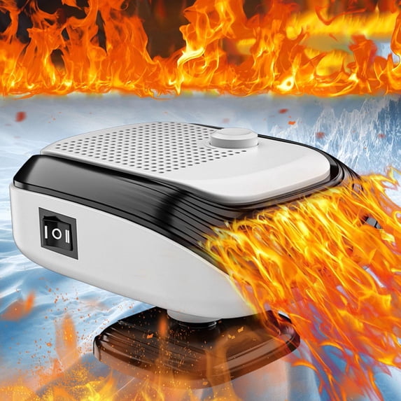 Space Heater for Home,Car Winter Interior Speed Heating 24V Defogging Heating Heater,Overheating Protection,Dumping Shutdown,Heater Fan for Office Bedroom Home