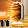 thumbnail image 1 of Space Heater for Large Room,1200W Ceramic Space Heater with Thermostat,Overheating & Tip-Over Protection,Heater Fan for Office Bedroom Home, 1 of 7