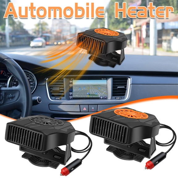 Space Heater for Large Room,Universal Car Heater,Windshield Defogger Defroster,12V,Fast Safety Energy Efficient Heater,Quiet Safe Heater for Bedroom Living Room