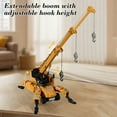 thumbnail image 1 of YZEGDCH Toys Deals! Toddler Boys Construction Truck Vehicle Toy, Yellow Crane Toy Cars Model Car Kids Toys for 3 4 5 6 7+ Years Old Boys, Christmas Gifts for Kids Boys, 1 of 7