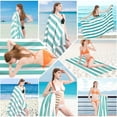 thumbnail image 1 of Travel Beach Towel Lightweight Quick Dry Beach Towel Sand Free Pool Towel Beach Party Accessories Summer Vacation Essentials Gift for Women Men, 1 of 8