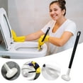 thumbnail image 1 of Under $10 Toilet Brush Cleaner Deep Cleaning Toilet Plunger and Brush Bath Accessories Household Essentials, 1 of 8