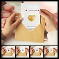 thumbnail image 1 of YZEGDCH Valentines Pocket Hug Heart with Greeting Cards, Little Heart Pocket Hug Token, Long Distance Relationship Gifts, Thinking of You Gifts for Women Men Him Her, Under 5 Dollars!(Yellow), 1 of 8