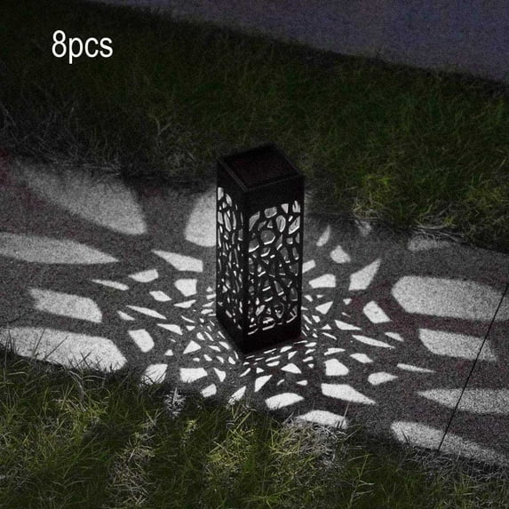 Waterproof Solar Garden Lights,Backyard Garden Patio Decor,8PCS Solar LED Lighting Lights Light Garden Decoration Light