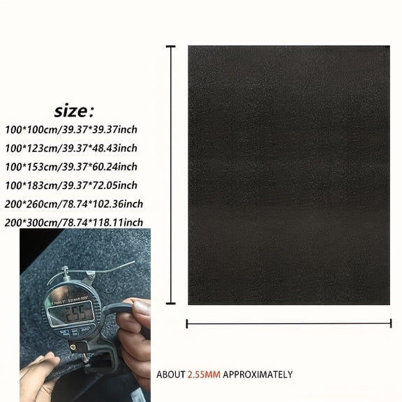 YZHENDEC Non-Slip Garage Floor Mat, Oil-Resistant Absorbent Rubber Rug for Bathroom, Kitchen, Laundry, Shower & Outdoor Use, Floor Protector, Commercial Carpet