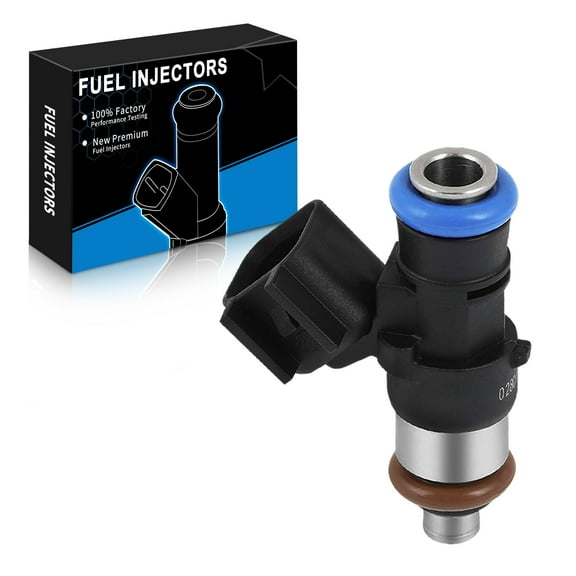 YZHIDIANF 0280158091 Fuel Injector 4 holes Fits For 2007-2011 For Ford Edge 3.5L, 2009-2011 For Ford Flex 3.5L, 2009-2011 For Lincoln MKS 3.7L, For Ford Taurus, For Mazda CX-9, For Mercury Sable