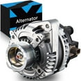 thumbnail image 1 of YZHIDIANF Alternator, Upgraded High Output Alternator 31100-R40-A01 For Honda Accord 2008 2009 2010 2011 2012 2.4L, For Acura TSX 2009 2010 2011 2012 2013 2014 2.4L, 130A 12V 7-Groove Clutch Pulley, 1 of 9
