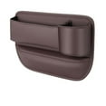 thumbnail image 1 of YZHIDIANF Car Seat Gap Filler Organizer Can Cup Holder, Universal Fit Car SUV Truck Accessories, Car Seat Storage Box Block Falling of Essential Items (Brown, Passenger Side), 1 of 4