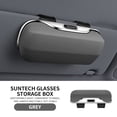 thumbnail image 1 of YZHIDIANF Sunglasses Holder for Car Sun Visor, Auto Eyeglasses Protective Storage Case, Vehicle Visor Accessories Organizer Box (Gray), 1 of 13