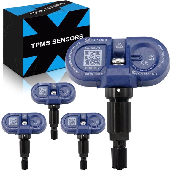 YZHIDIANF Tire Pressure Monitoring Sensor, TPMS for Tesla - 2.4GHz BLE Bluetooth-Compatible with Tesla Model 3, Model Y, Model S, Model X 2021 2022 2023(4 PACK)