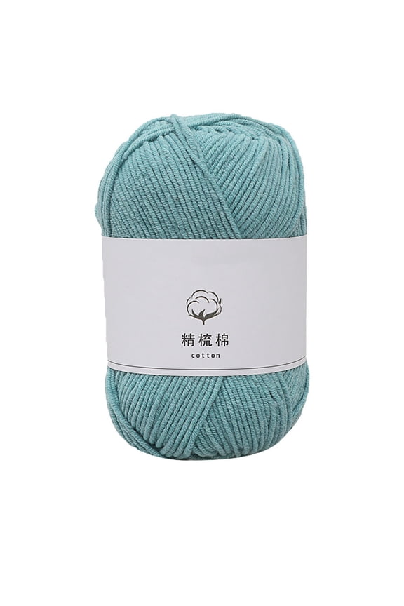 4 Strands Baby Wool Crochet Thread 50g Soft DIY Doll Scarf Hat Bib Gloves Hand-Knit Craft 3.0-3.5mm Needle Compatible for Baby Accessories Handmade Craft Projects Family DIY Activities