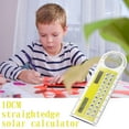 thumbnail image 1 of YZHMYR 5In 3-in-1 Solar Ruler Calculator Multifunctional Large Display Mini Portable Card Size Magnifier Function Calculating Tool Back to School Supplies Office Student Math Learning Essentials, 1 of 5