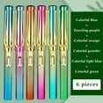 thumbnail image 1 of YZHMYR 6Pcs Grip Posture Correction Inkless Metal Pen Set Infinite Writing Smooth Graphite Nib Screw Interface Replacement Student Stationery Back to School Supplies Office Drawing Writing Essentials, 1 of 9