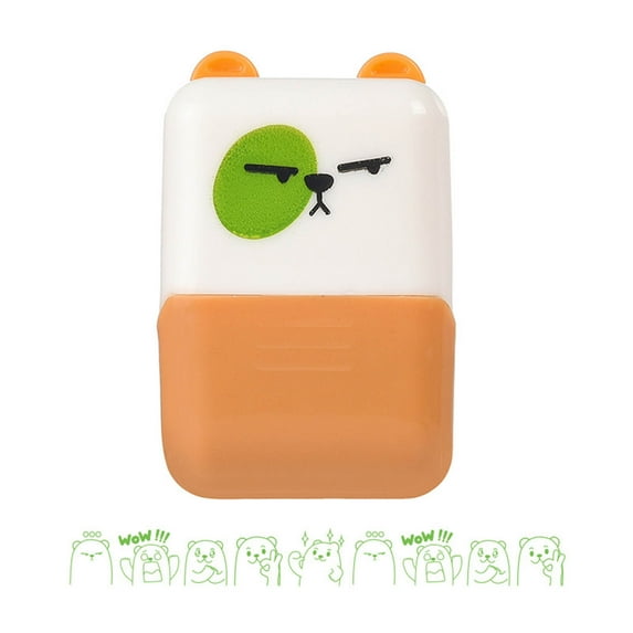 YZHMYR Craft Roller Stamp Cute Pattern Replaceable Ink Continuous Pattern Creation for Scrapbooking Journal Planner Decor Student Stationery DIY Art Craft Creative Decor School Office Supplies Home