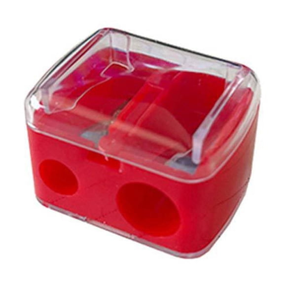 YZHMYR Double-Hole Pencil Sharpener & Manual Desk Sharpener Dual-Size Holes Quick Sharpening Portable for Office School Home Business Travel Desk Stationery Supplies Professional Sharpener
