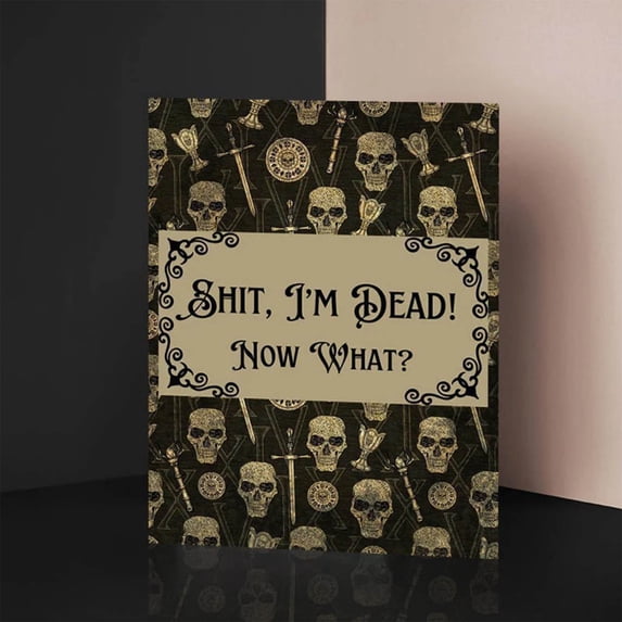 YZHMYR End Of Life Planning Notebook Humorous Design High-Quality Paper Multi-Functional Record Property Business Wishes Motivational Tool Meaningful Gift for Friends Family Colleagues Daily Planning